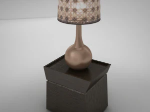 lampa stołowa 001 Model 3D