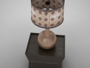lamp table 001 3D Model