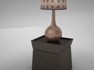 lamp table 001 3D Model