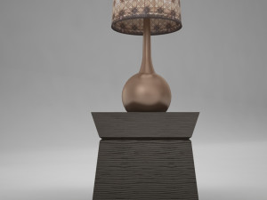 lamp table 001 3D Model