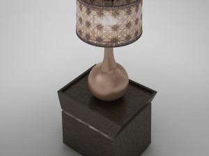 lamp table 001 3D Model