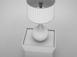 lamp table 001 3D Model