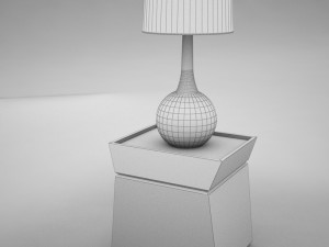 lamp table 001 3D Model