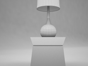lamp table 001 3D Model