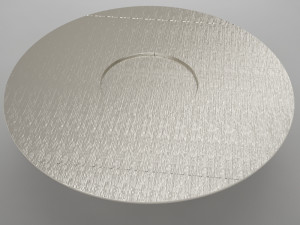 silver table 3D Model