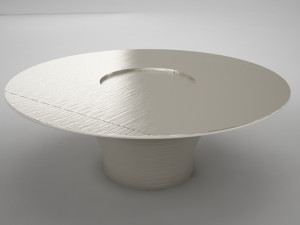 silver table 3D Model