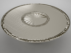 silver table 3D Model
