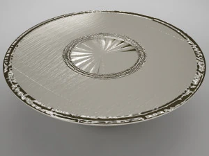 실버 테이블 3D 모델