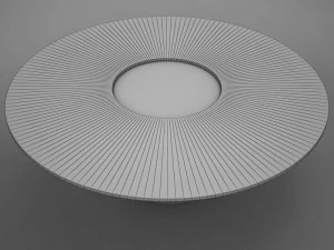 실버 테이블 3D 모델