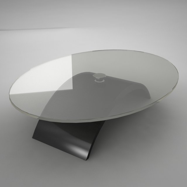 glass coffe table Modelo 3D .c4d .max .obj .3ds .fbx .stl .blend 
