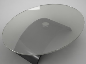 glass coffe table Modelo 3D