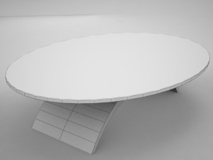 glass coffe table Modelo 3D