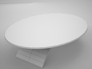 glass coffe table Modelo 3D