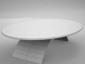 glass coffe table Modelo 3D
