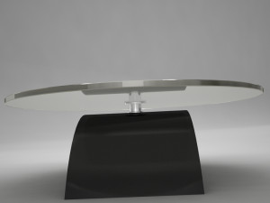 glass coffe table Modelo 3D