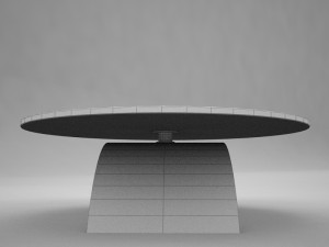 glass coffe table Modelo 3D