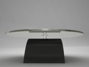 glass coffe table Modelo 3D