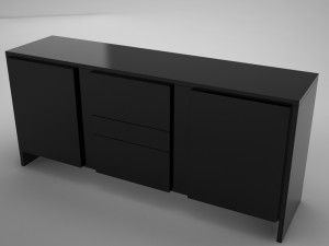 coffe table square 3D 모델