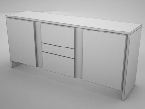 coffe table square 3D Model