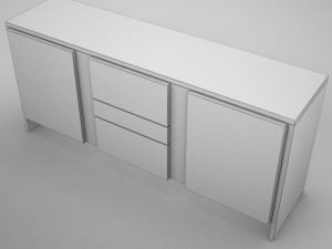 coffe table square 3D Model