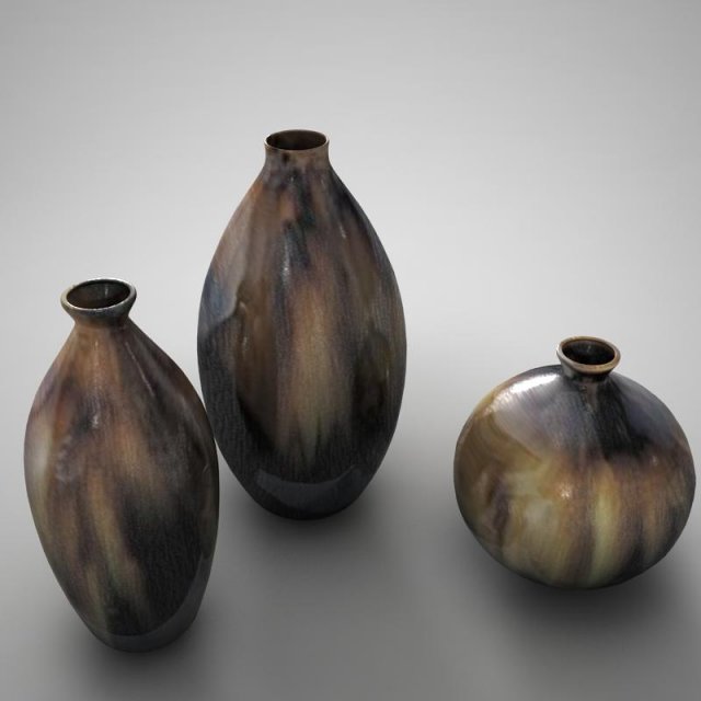 vases Modelo 3D .c4d .max .obj .3ds .fbx .stl .blend 