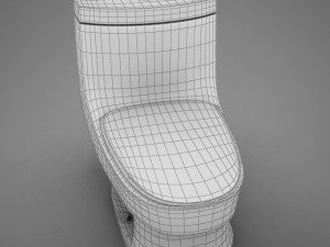toilet Model 3D
