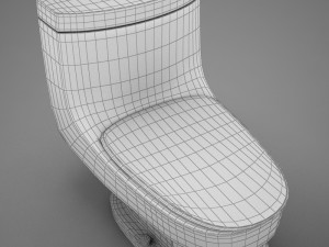 toilet Model 3D
