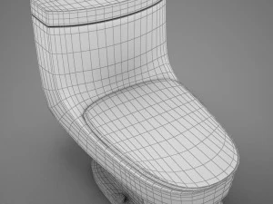 toilette Modello 3D