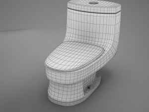 toilet Model 3D