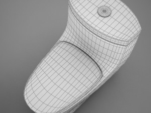 toilet Model 3D