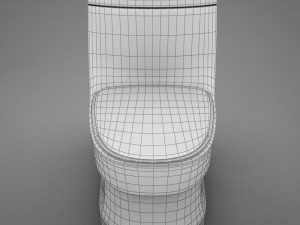 toilet Model 3D