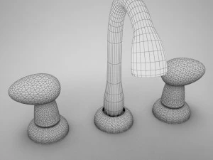 Wasserhahn 3D Modell