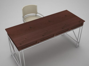 desk 3D-Modell