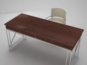 desk 3D-Modell