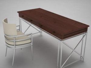 desk 3D-Modell