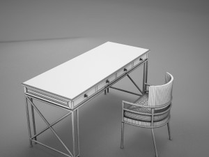 desk 3D-Modell