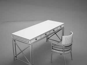 desk 3D-Modell