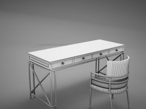 desk 3D-Modell