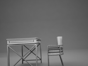 desk 3D-Modell