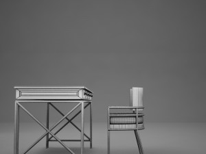 desk 3D-Modell