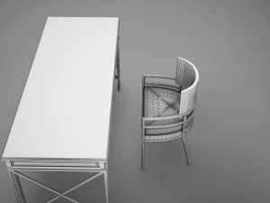 desk 3D-Modell