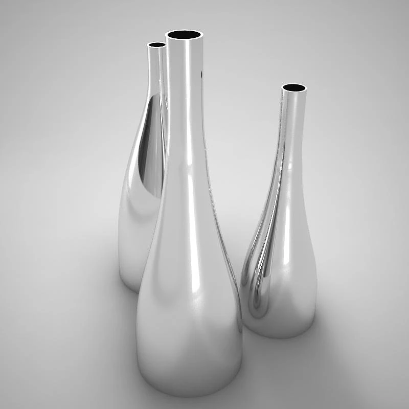 bottles scanline 3D Model .c4d .max .obj .3ds .fbx .stl .blend 