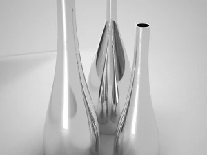 bottles scanline 3D Model