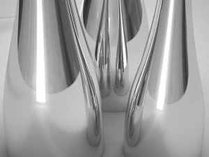 bottles scanline 3D Model