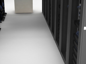 server room hd Modelo 3D
