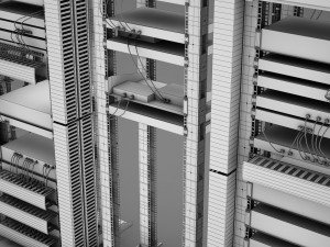 server room hd Modelo 3D