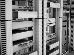 server room hd Modelo 3D