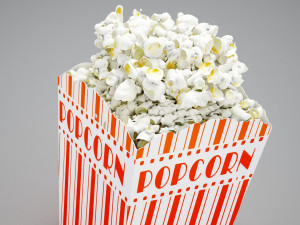 high def classic popcon box Modèle 3D