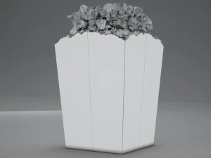 high def classic popcon box 3D Model