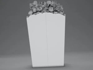 high def classic popcon box 3D Model
